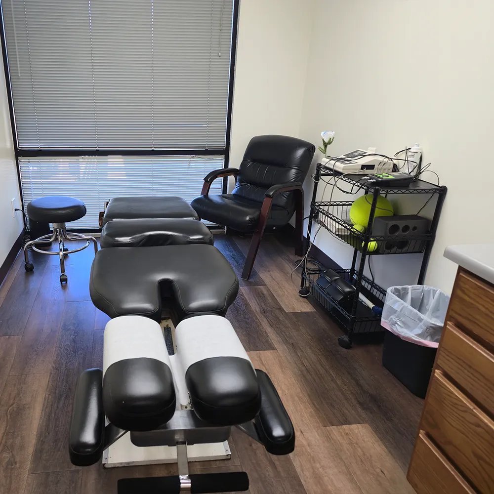 Chiropractic massage area