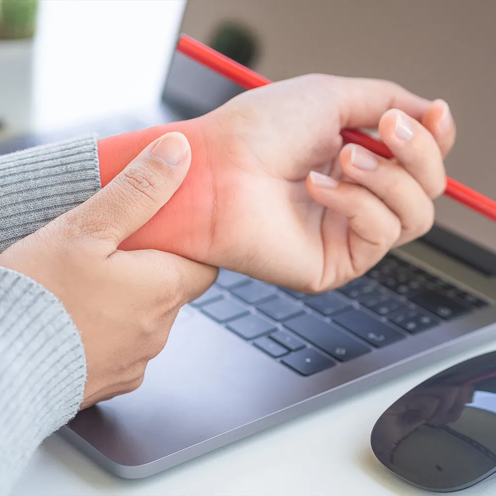 Women with wrist pain