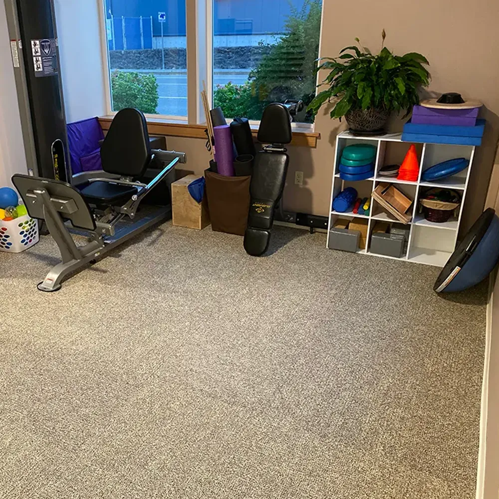 Physical therapy and recovery exercise area