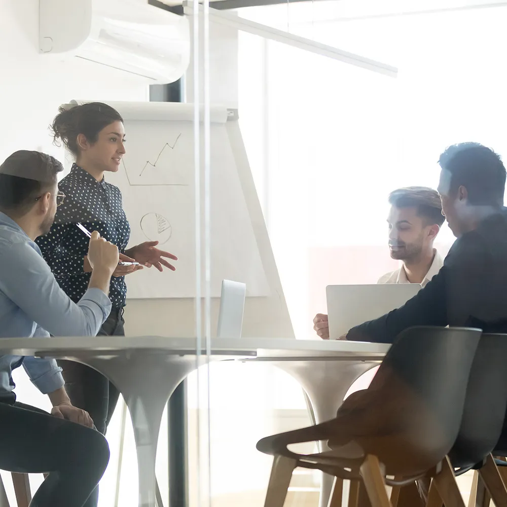 women teaching others